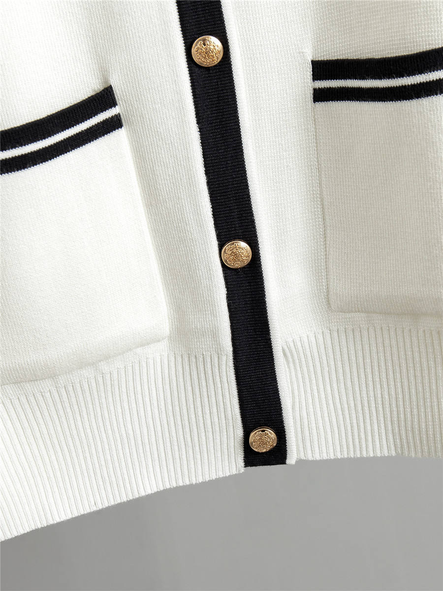 Dames Warme Gebreide 2-Delige Set – Effen Midi Vest & Rok